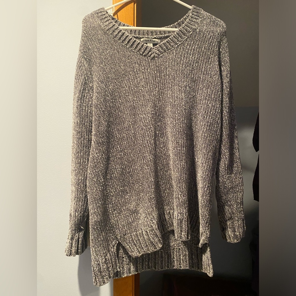 Gray Warm Orvis Sweater- only worn a handful of times